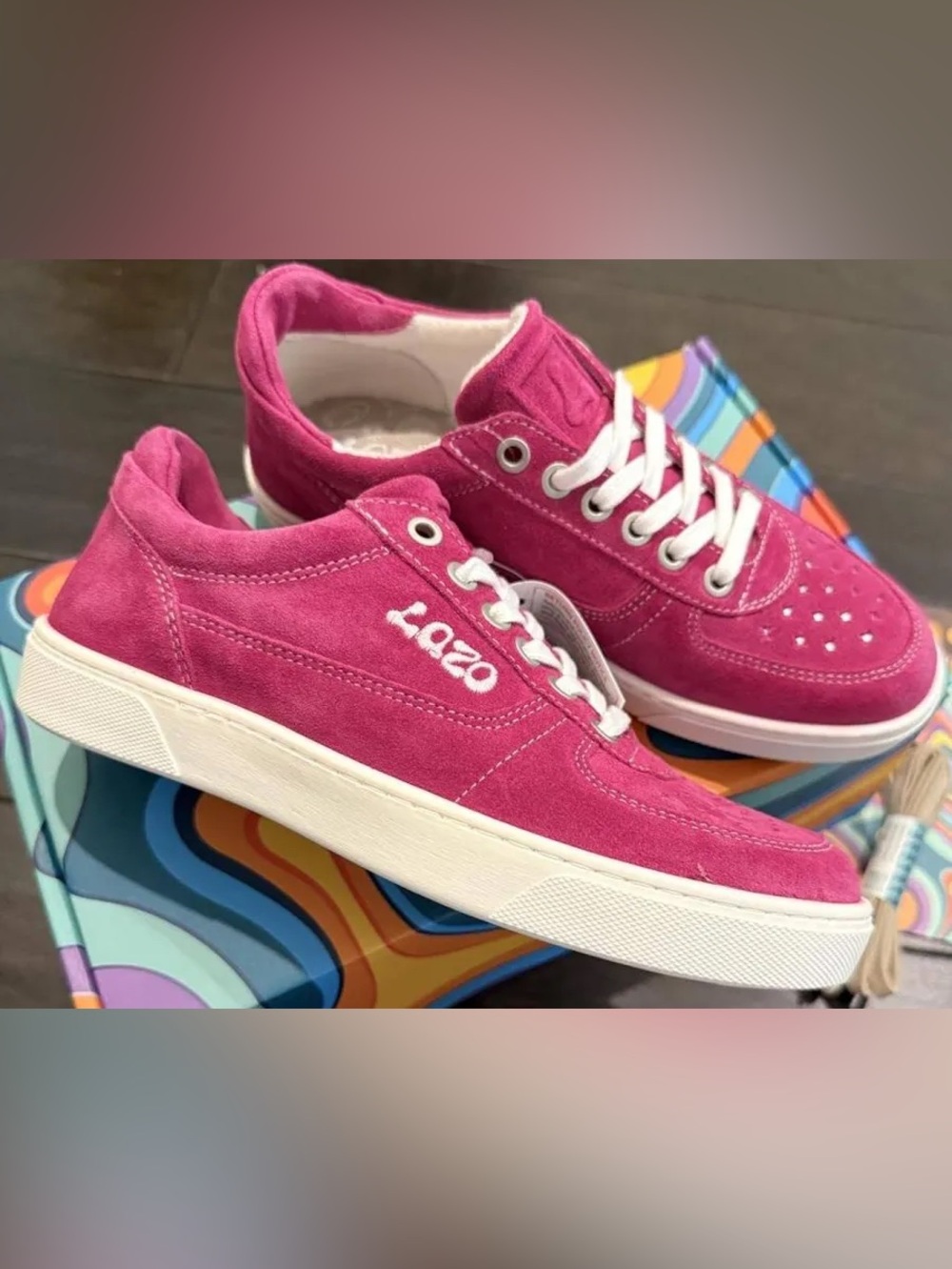 Lazo Womens Size 8.5 Pink Hypernova Sneaker Shoes
